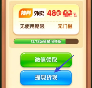 15级兑换的外卖神券