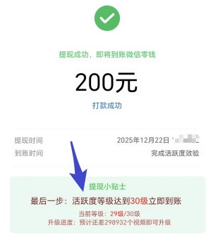 提现200要求明细